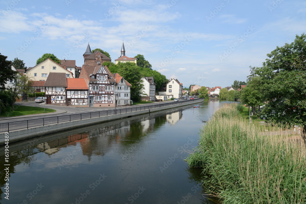 Obraz premium Werra in Eschwege