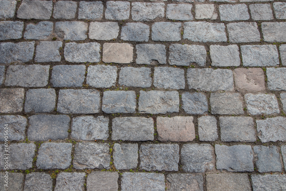 Cobblestone street, close up. Background/texture. Cobblestone street, close up. Background/texture.