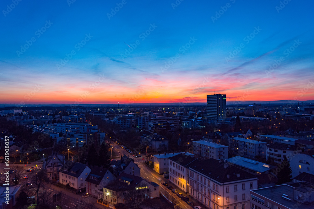 Darmstadt Sonnenuntergang 2