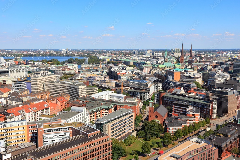 Fototapeta premium Hamburg city