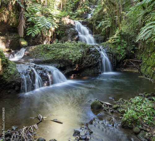 Waterfall in Hawaii Tropical Botanical Garden