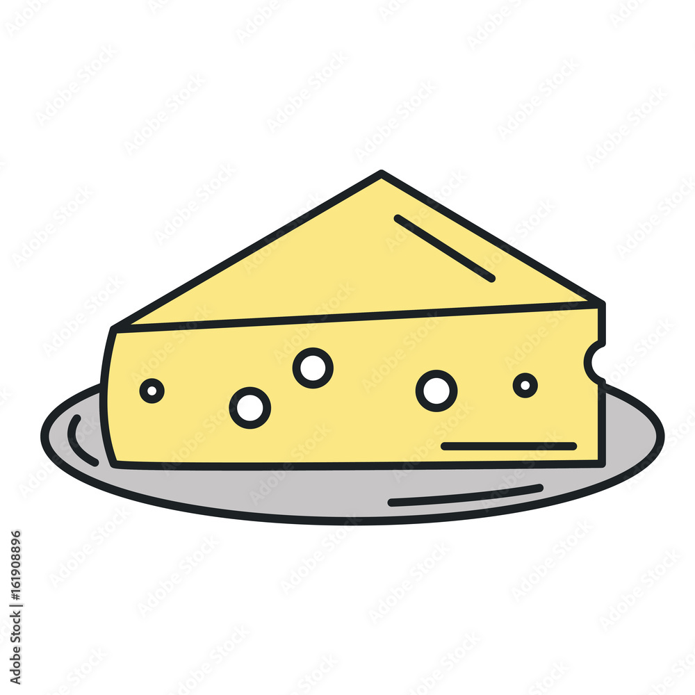 fresh cheese piece icon vector illustration design fresh cheese piece icon vector illustration design