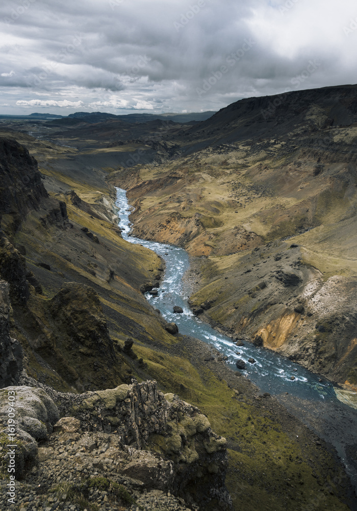 Haifoss Canyon, Iceland