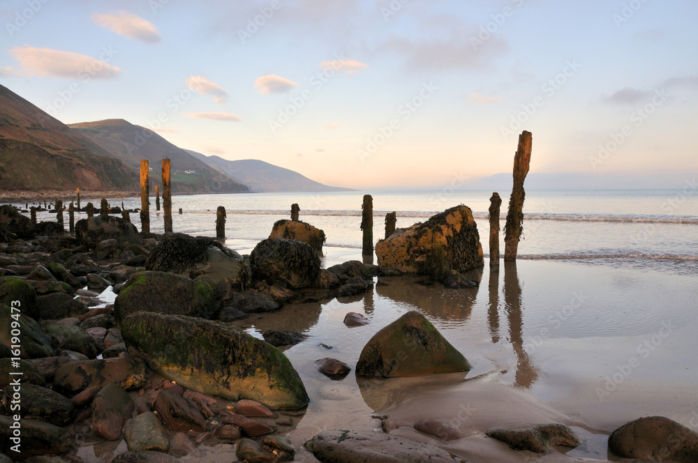 Dawn on Rossbeigh beach, County Kerry