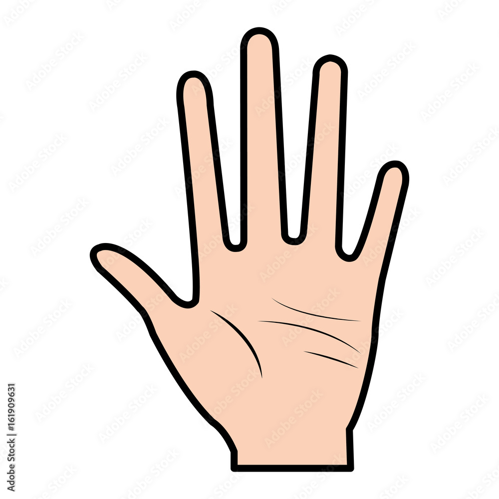 hand human open icon vector illustration design hand human open icon vector illustration design