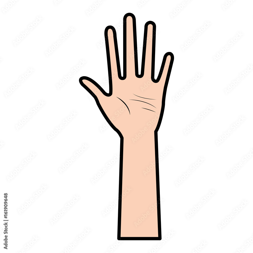 hand human open icon vector illustration design hand human open icon vector illustration design