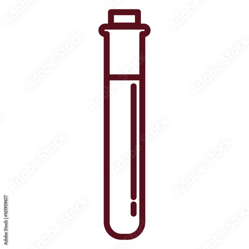 tube test isolated icon vector illustration design