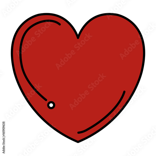 heart love isolated icon vector illustration design