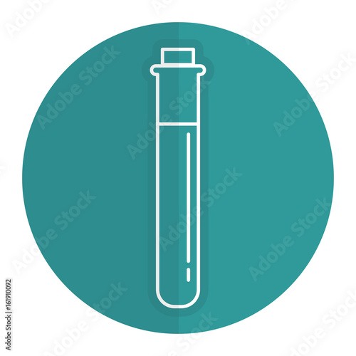 tube test isolated icon vector illustration design