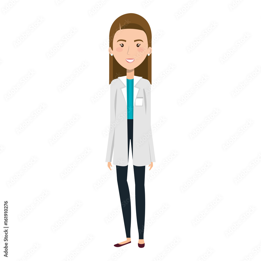 Professional woman of health vector illustration design Professional woman of health vector illustration design
