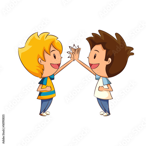 Kids high five