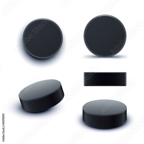 hockey puck set