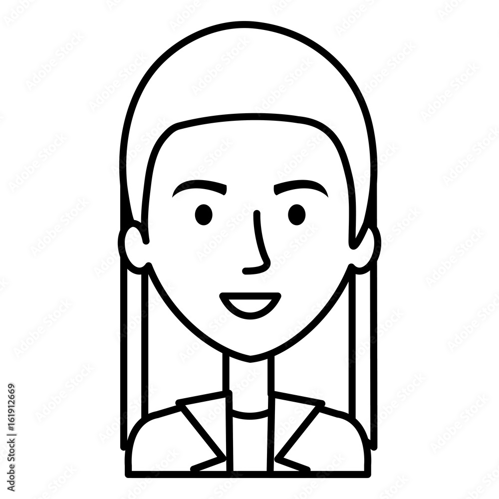beautiful and young woman character vector illustration design beautiful and young woman character vector illustration design