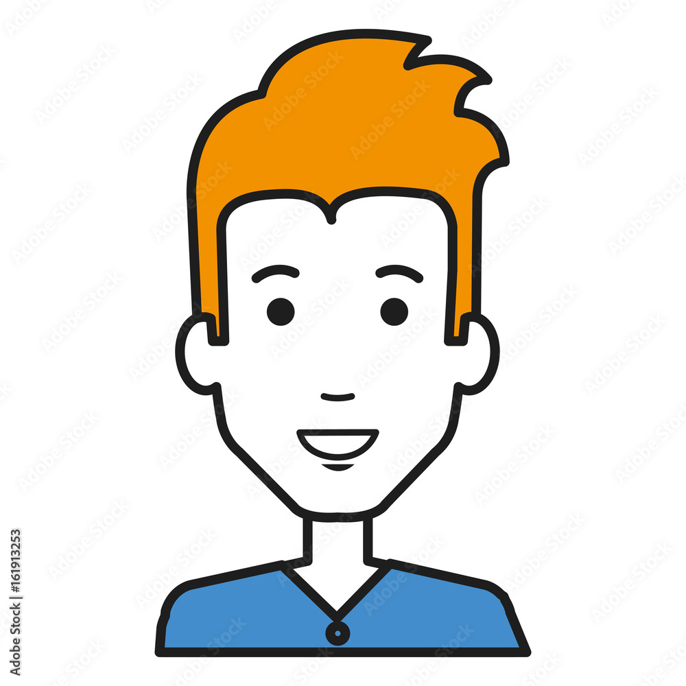 young man avatar character vector illustration design young man avatar character vector illustration design
