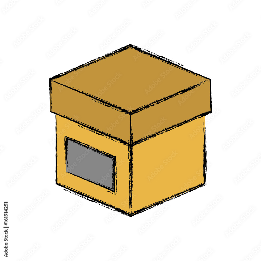 carton box with lid icon over white background colorful design vector illustration carton box with lid icon over white background colorful design vector illustration