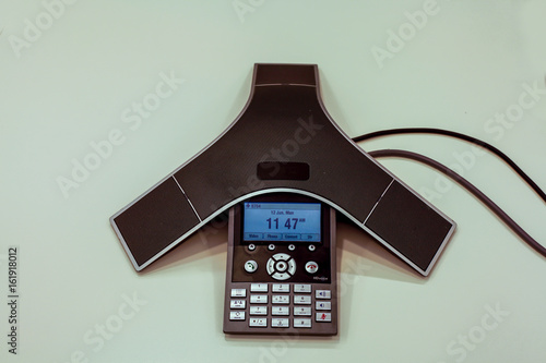 Bild auf Leinwand Speaker phone for conference meetings