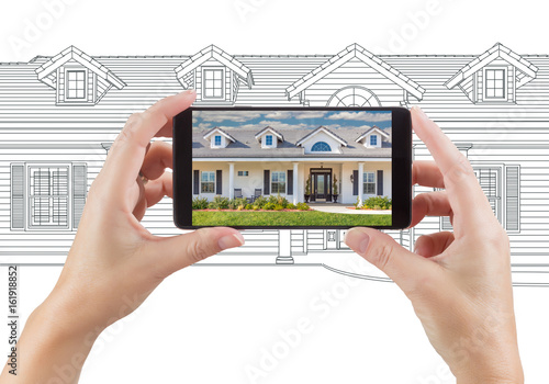 Hands Holding Smart Phone D...
