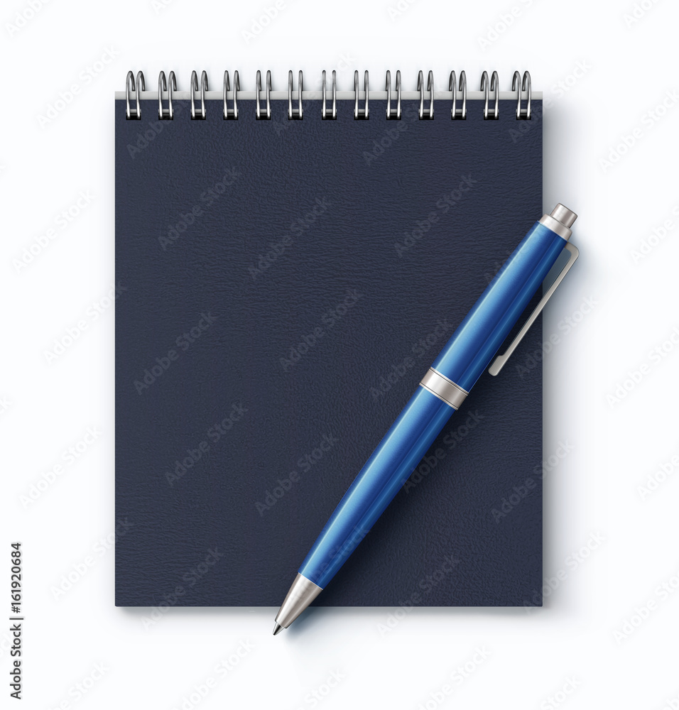 Spiral faux leather cover notebook Spiral faux leather cover notebook