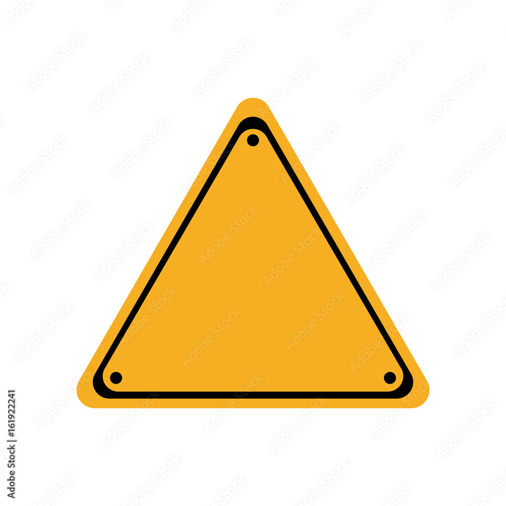 warning blank sign icon over white background vector illustration warning blank sign icon over white background vector illustration