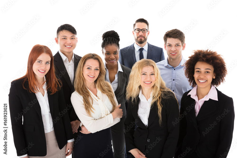 Businesspeople Isolated On White Background Businesspeople Isolated On White Background