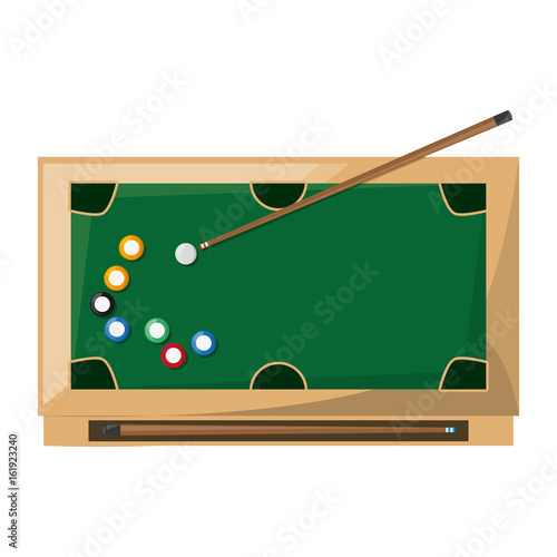 isolated pool table icon vector illustration graphic design