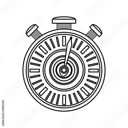 isolated sport chronometer icon vector illustration graphic design