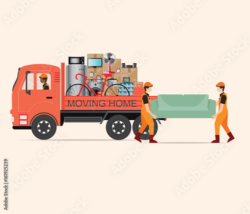 House Moving services transportation and logistic .