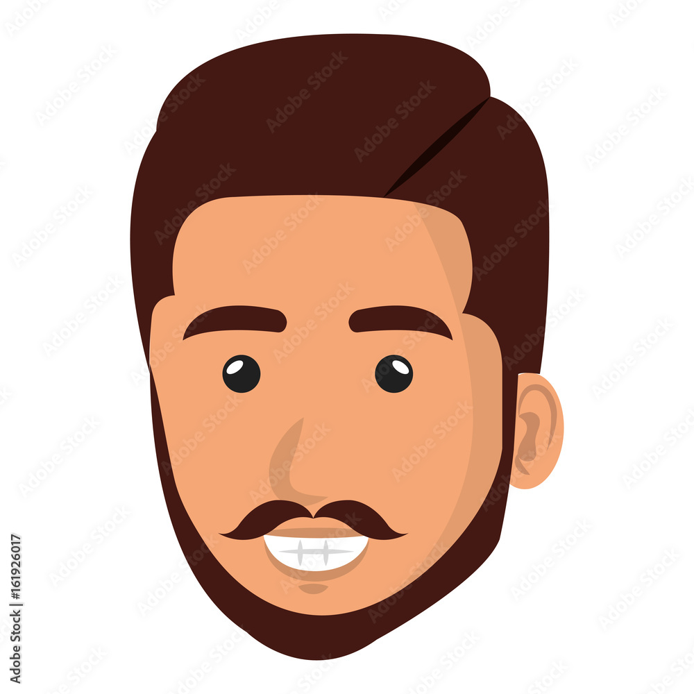 young man head avatar character vector illustration design young man head avatar character vector illustration design