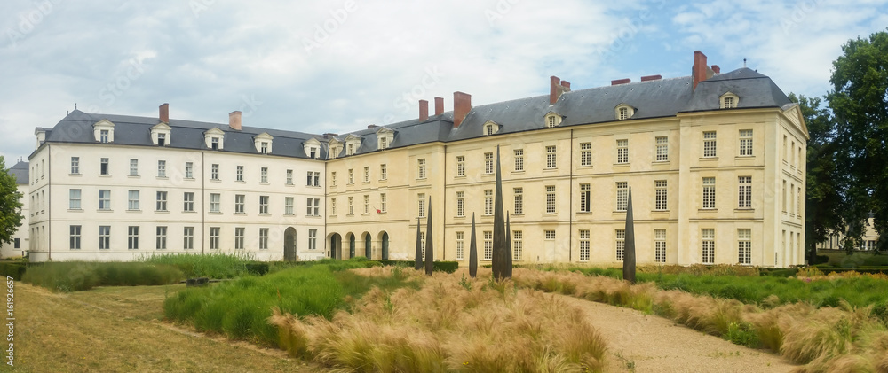 Ancenis, Loire Atlantique departement, France. Landmarks and buildings of the village