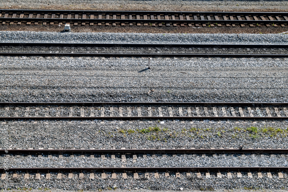 View of railway tracks