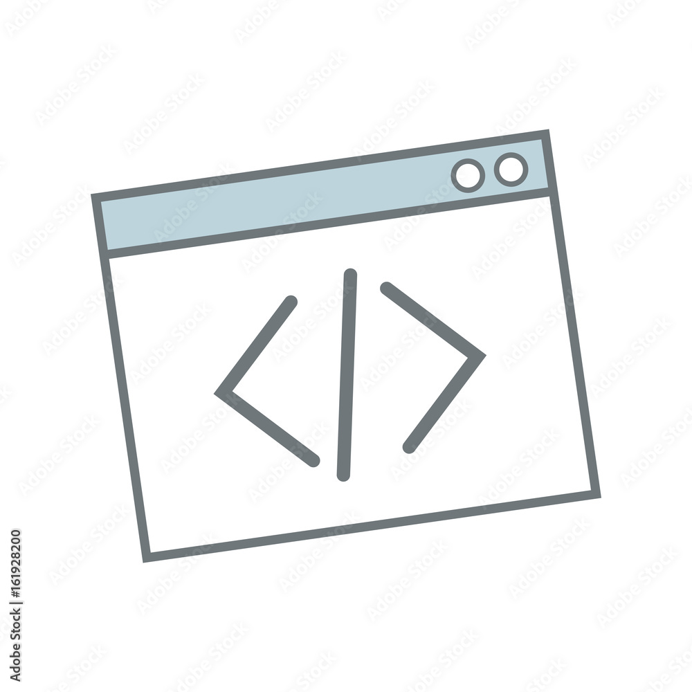 coding script web development and programming optimization vector illustration
