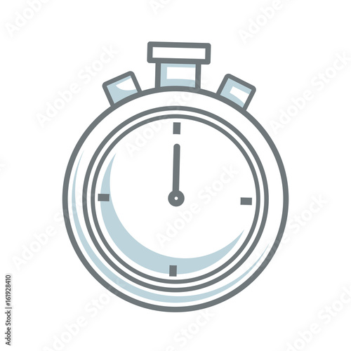 chronometer stopwatch competition time concept vector illustration
