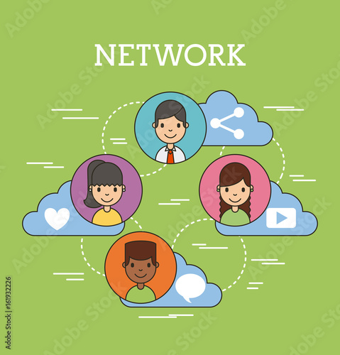 network people scenary icon vector illustration design graphic