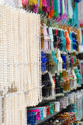 Beads on the market in Dubai, UAE