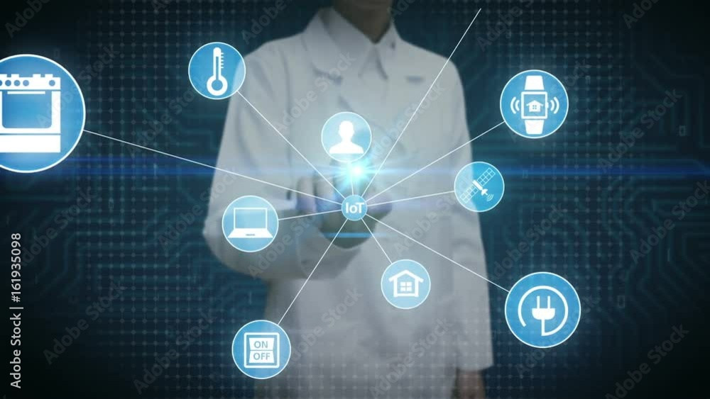 Scientist, engineer touching screen, IoT technology connect global world map. dots makes world map, internet of things.2. Scientist, engineer touching screen, IoT technology connect global world map. dots makes world map, internet of things.2.