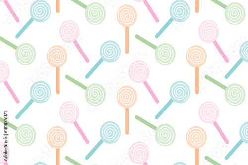 Colourful lollipop background modern vector simple editable pattern photo