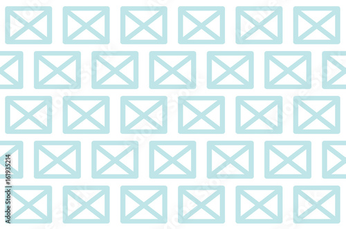 mail shape Background blue and white modern vector clean simple editable pattern photo
