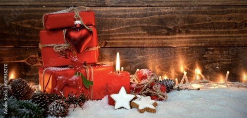 Weihnachtshintergrund - Wei...