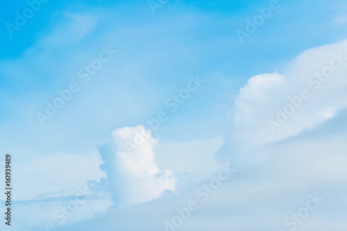Air clouds in the blue sky. © suwatsilp