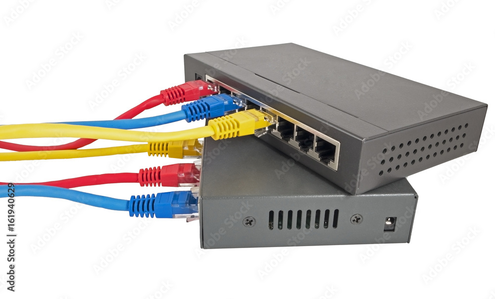 network cables connected to router network cables connected to router