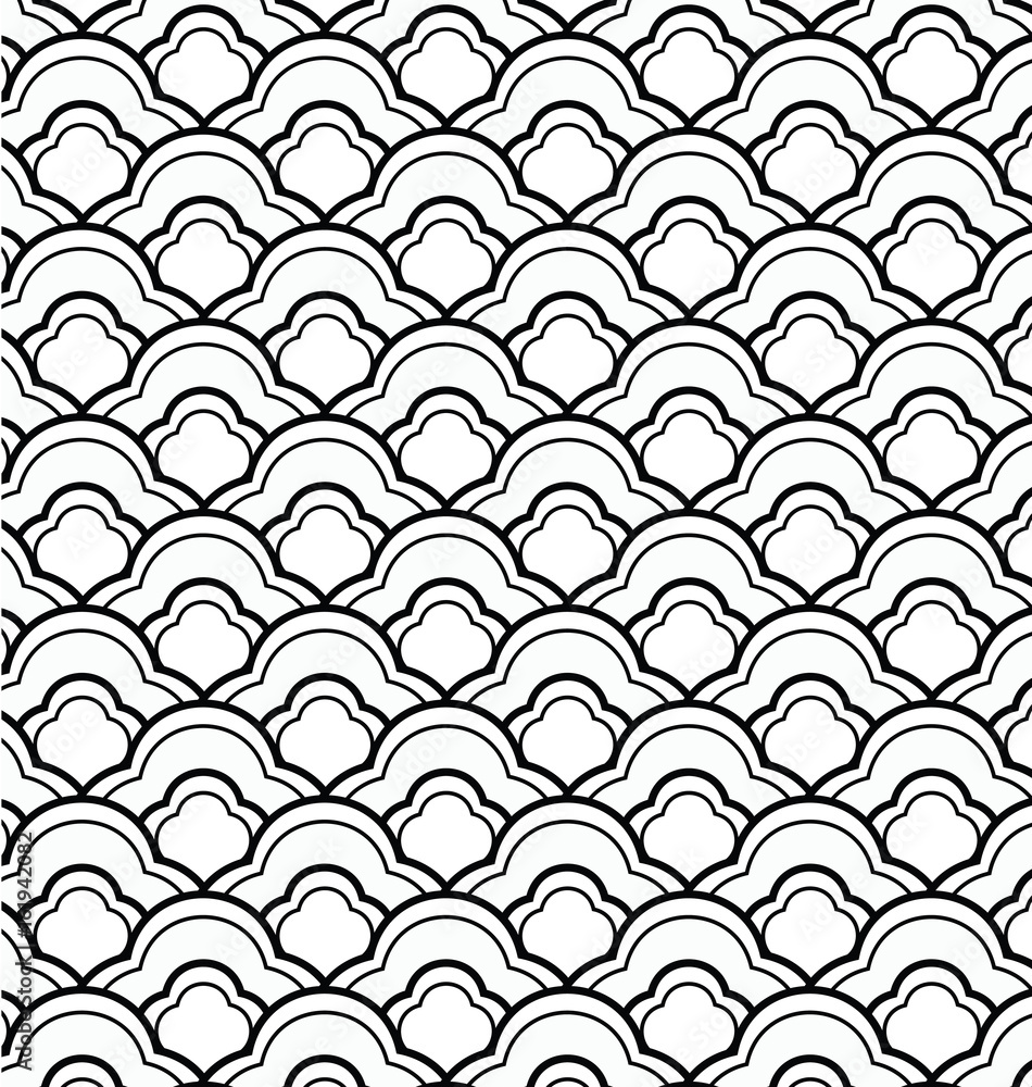 chinese seamless pattern vector, waves pattern illustration chinese seamless pattern vector, waves pattern illustration