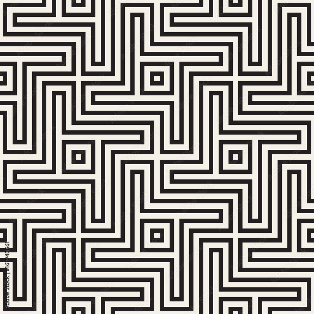 Abstract geometric pattern with stripes, lines. Seamless vector ackground. Black and white lattice texture. Abstract geometric pattern with stripes, lines. Seamless vector ackground. Black and white lattice texture.