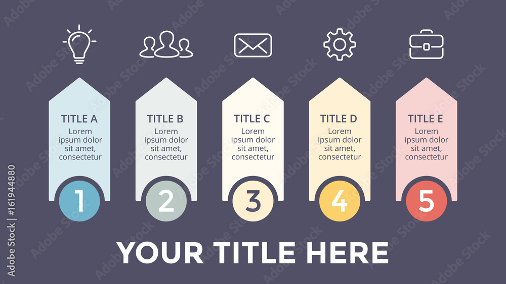 Vector arrows infographic, growth diagram chart, performance graph ...