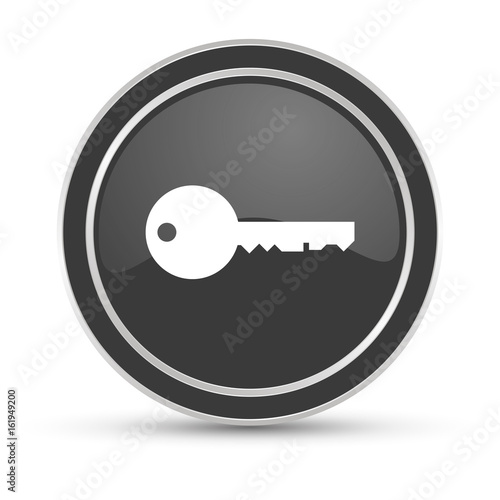 Schwarzer Button - Schlüssel
