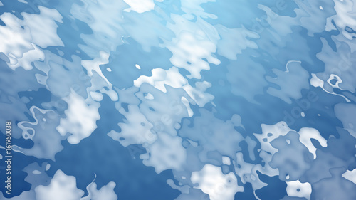 abstract water ripple background, abstract refraction ripple background, blue background