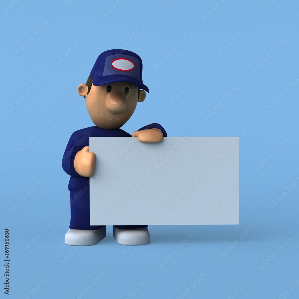 Mechanic - 3D Illustration Mechanic - 3D Illustration
