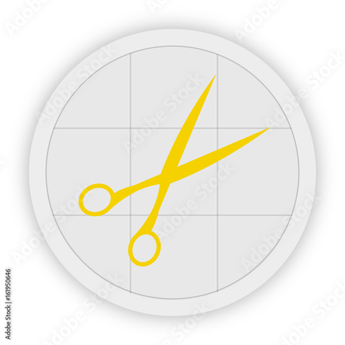 Icon Schaltfläche - Bastelschere