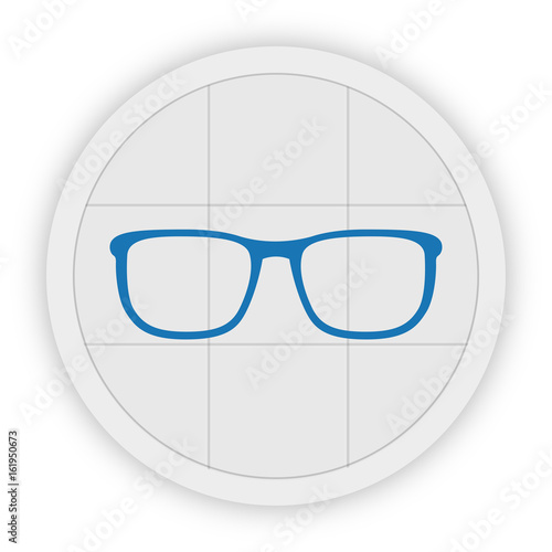 Icon Schaltfläche - Brille