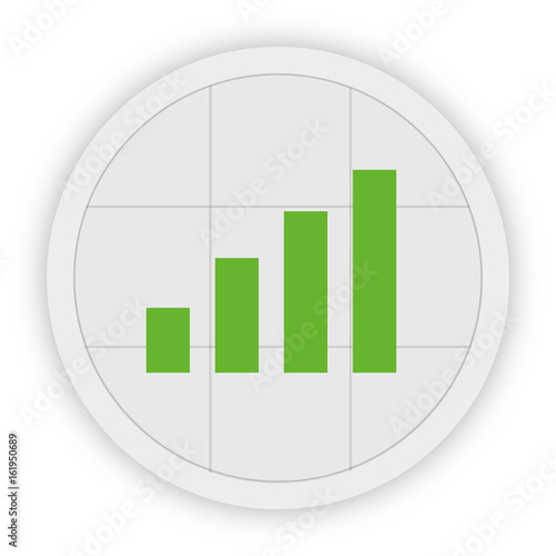 Icon Schaltfläche - Balkendiagramm
