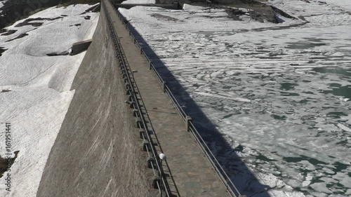 Serrù dam, Gran Paradiso National Park, Piedmont, Italy photo